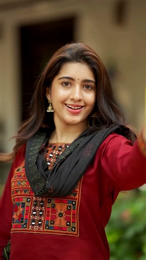 Maroon and black cotton Readymade 3pc salwar set