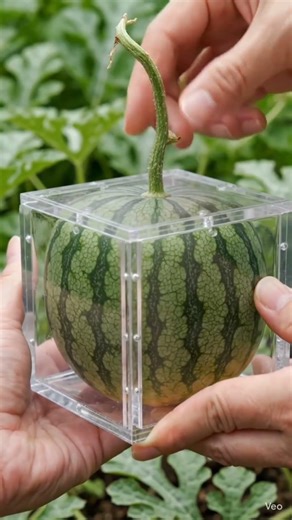 Cube Fruit Growing Inside Mold 😳🍉 | Satisfying Cut#shorts#viral #tranding#shortsfeed