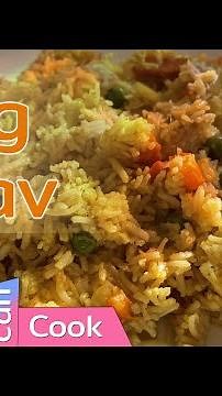 Vegetable Pulav | Easy Recipe | How to | Cooking (🖐 Finger Family Cooking E24)