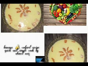Simple Custard Recipe/quick and easy recipe/Delicious food