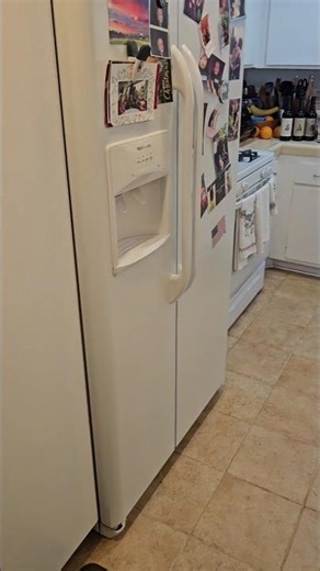 Stuck damper = warm fridge. No cooling on refrigerator side. Opened manually to confirm failure