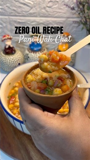 Zero Oil Pani Chaat | Guilt-Free Iftar Snack | Viral Recipe😋#shorts #viral