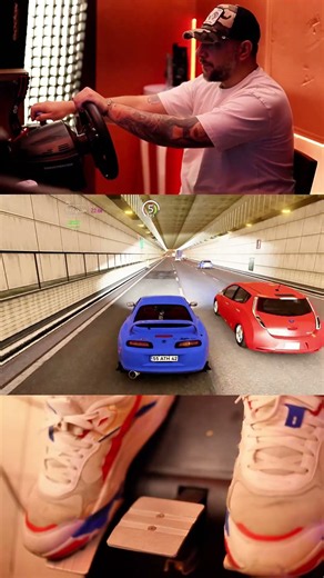 Assetto Corsa Realistic Traffic Racing 🚗🔥 Thrustmaster Setup #shorts