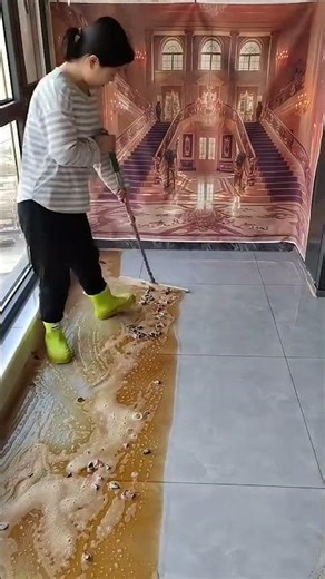Cleaning Mop Forever, No Tension🤠 #100millon #viralvideo #13million #1000subscriber #youtubeshorts