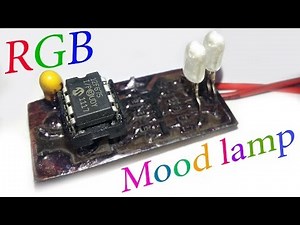 RGB Mood lamp project with PIC 12F675 / Simple RGB LED blinker controller