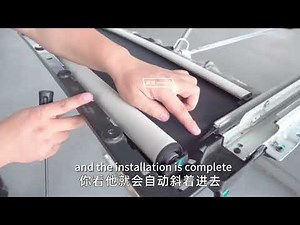 BYD Song Pro Sunroof sunshade installation tutorial #winworld #赢世winworld