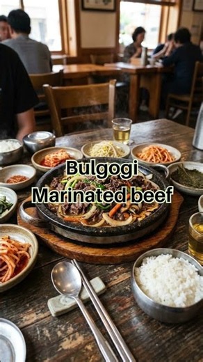 5 Korean Foods You Should Know 🇰🇷 | Korean for Beginners #Shorts