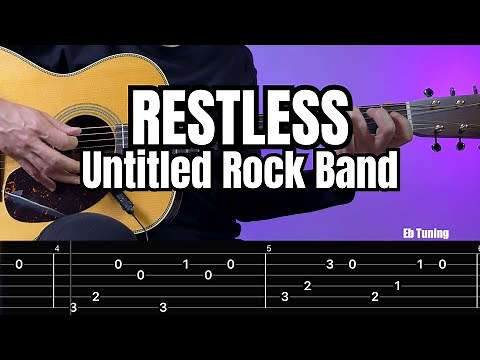Restless - Untitled Rock Band | EASY Guitar Tutorial | EASY Guitar Tab