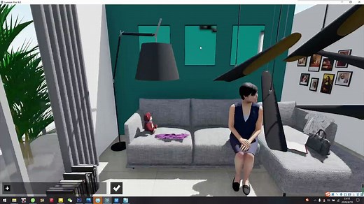 lumion的镜面材质设置以及多物体移动复制