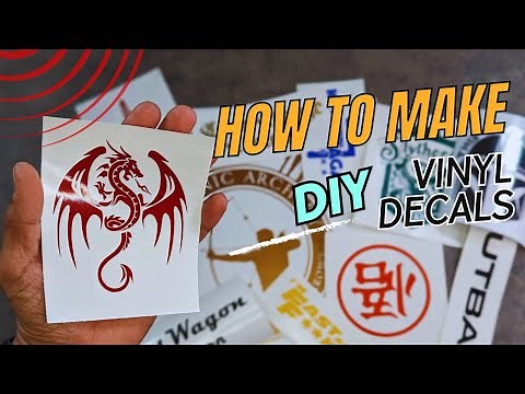 How To Make Vinyl Decals Stickers With Silhouette Cameo - 2024 Update: Super In-Depth