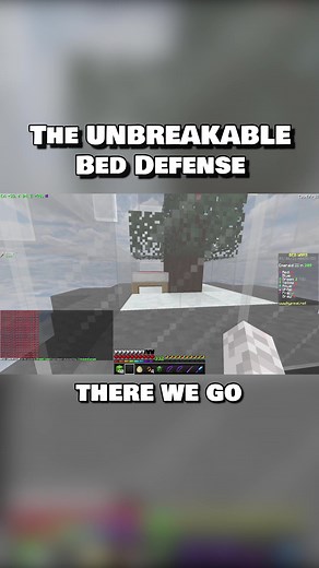 Glitched Unbreakable Beds in Minecraft Bedwars with @wallibear #minecraft #wallibear #bedwars #hypixelbedwars #minecraftpvp #gamerboy