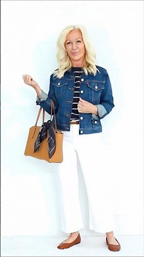 Denim Jacket Outfit for Spring Fashion 2026 | Women 45+