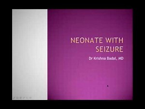 Neonatal seizure