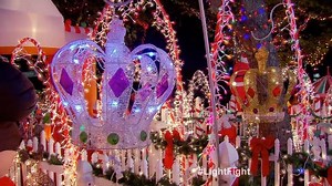 11K views · 370 reactions | Beautiful lights, happy tonight walking in this winter wonderland! Check out one of the #LightFight winners! | The Great Christmas Light Fight | Facebook