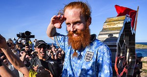 U.K. man reaches his goal of running the length of Africa