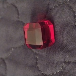 56.70 Ct cube cut Ruby