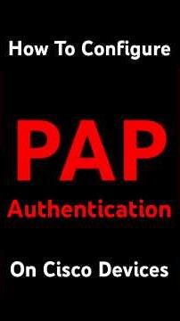 How to Configure PAP Authentication on Cisco Routers PPP Explained Step by Step! #ccna #cisco #ccnp