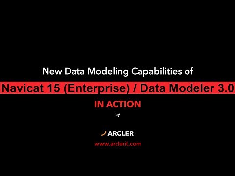 New Data Modeling Capabilities of Navicat 15 in Action