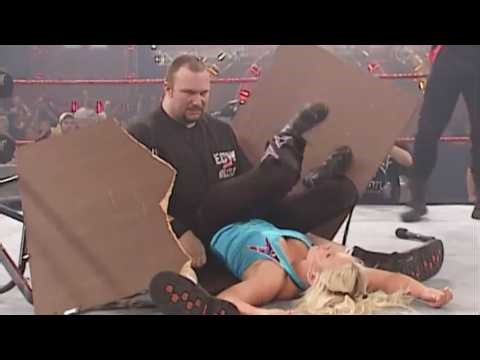 Dudley Boyz putting women through tables
