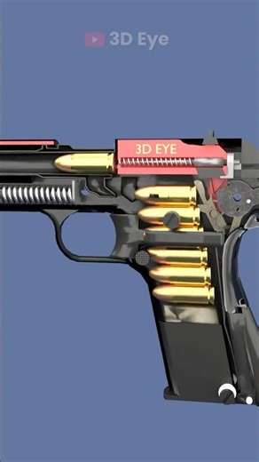 How Does a Handgun Work? | 3D Animation Explained
