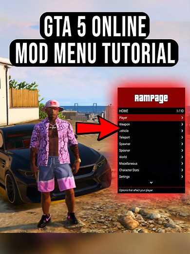 GTA 5 Online Mod Menu Tutorial for PS4/PS5/XBOX