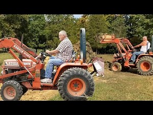 1989 Kubota B2150 | digging livestock pond