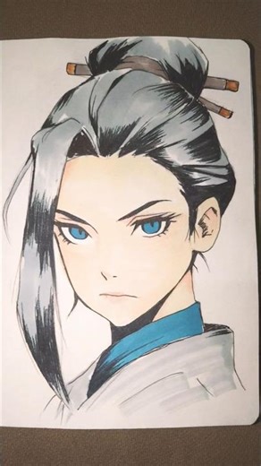 my lady 👀 #transition #art #drawing #sketchful #d2draw #girldrawing #youtubeshorts