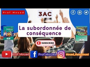 La subordonnée de conséquence _ Cours et exercices