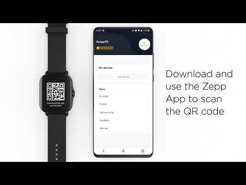 Support: Pairing an Amazfit GTS 2 smartwatch with the Zepp App