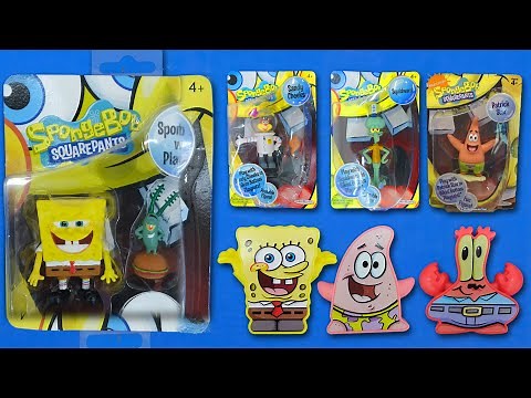 Satisfying Unboxing SpongeBob Collection, SpongeBob Toy ASMR!