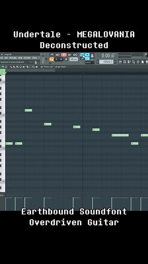 Undertale Megalovania FL Studio Beat (Pitched Down)