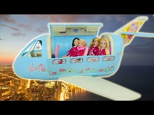Barbie Super Airplane Unboxing Avião Flugzeug لعبة باربي Avion Pesawat terbang