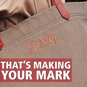 20K views · 310 reactions | Make your mark with a custom monogram! Grab your fave tote or embellish a new find. | BERNINA USA | Facebook