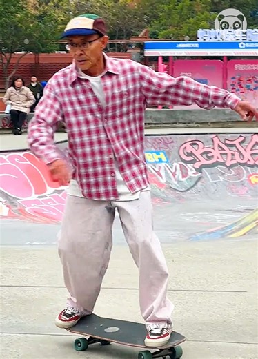 119K views · 622 reactions | 70-year-old man can skate like a pro! | Bored Panda Art | Facebook