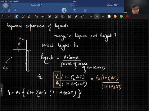 Thermal Expansion and Calorimetry - Lecture 3