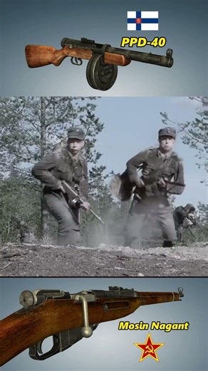 "Finnish Army strike back USSR in Continuation War⁉️" - WWII Guns #ww2 #war #shorts #viral #USSR