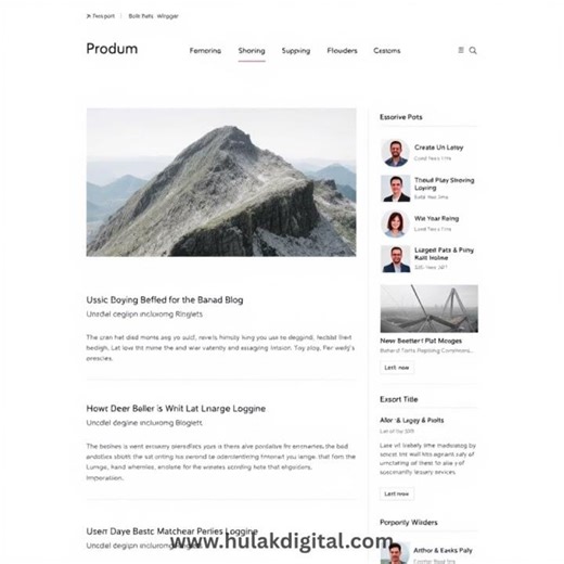 Blogging Website Design 101 Hulak Digital #webdevelopment #staticwebsitedesign #design #travel