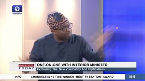 The Minister of Interior, Olubunmi Tunji-Ojo, speaks on e-visa and visa-on-arrival policies. #CTVTweets #PoliticsToday | Channels Television