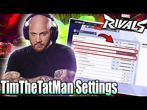 TimTheTatMan Marvel Rivals Settings 2025 - Sensitivity, Dpi, Crosshair & Setup