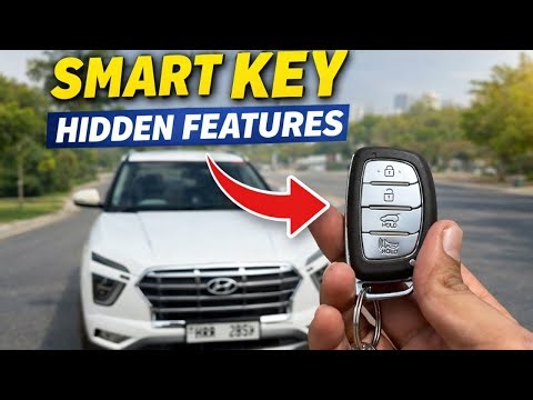 🚘 Hyundai Creta Smart Key Hidden Features | Tricks ,Keyless Entry Full Explained | @GharSeGarage 