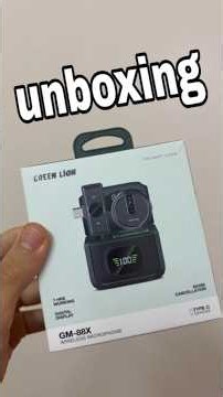Green Lion GM-88X Wireless Microphone Unboxing 🎙️🔥 | Is It Worth It?