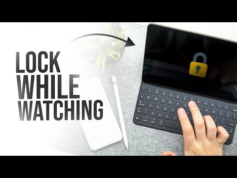 How to Lock iPad Screen while Watching (explained)