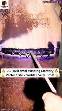 2G Horizontal Welding Tutorial | Master Stick Welding with E7018Rod 💪 #welding #stickwelding #shorts