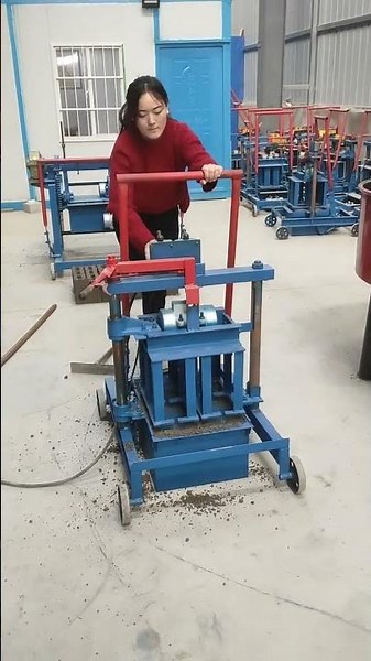 pondeuse parpaing industriel, machine bloc de beton, movable concrete cement block making machine