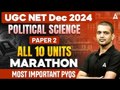 UGC NET Paper 2 Political Science All 10 Units Marathon Most Important PYQs | By Puneet Sir