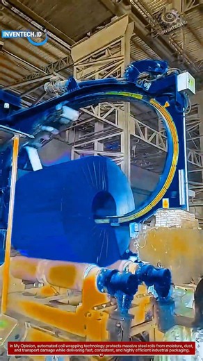 Automatic Steel Coil Wrapping Machine : How Giant Rolls Get Protected