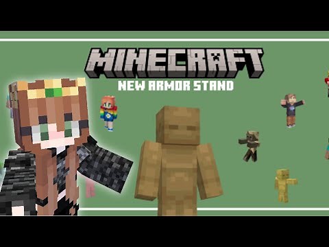 CUSTOM ARMOR STANDS in Minecraft BE/PE