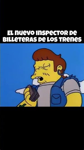 🚆😂El nuevo revisor de Renfe #shorts #humor #lossimpson #memes #humormemes #risas #curiosidades