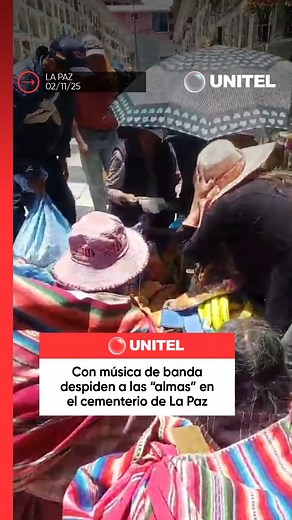 13K views · 78 reactions | Una banda recorre los nichos del Cementerio General de la ciudad de La Paz para despedir a las “almas” que visitaron el mundo terrenal. Según la tradición, los espíritus de los seres queridos retornan por 24 horas en Todos Santos. #Unitel #LaPaz #TodosSantos | UNITEL | Facebook