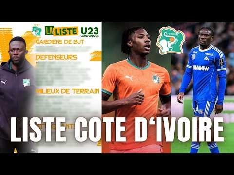 🇨🇮 Ivory Coast U23 squad to face Morocco U23! 🏆 (With some surprises)